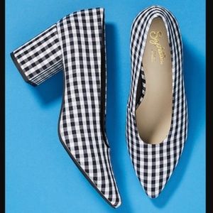 Seychelles Rehearse Gingham Print Heel
